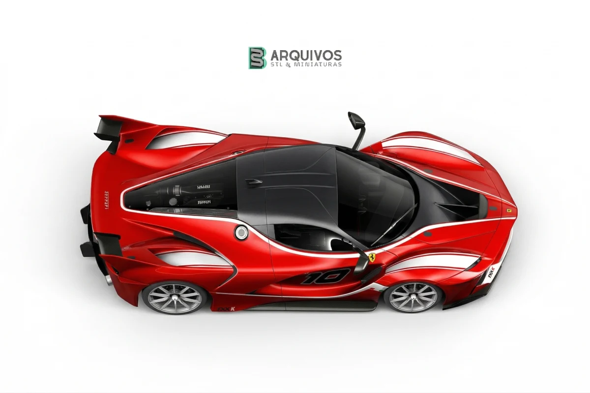 Modelo 3D STL - Ferrari FXX K 2015 — foto 4